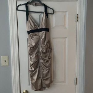 Gorgeous Nicole Miller silky, satin dress. Super flattering. Only worn one time.